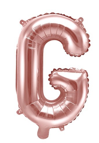 Folienballon G roségold 35cm