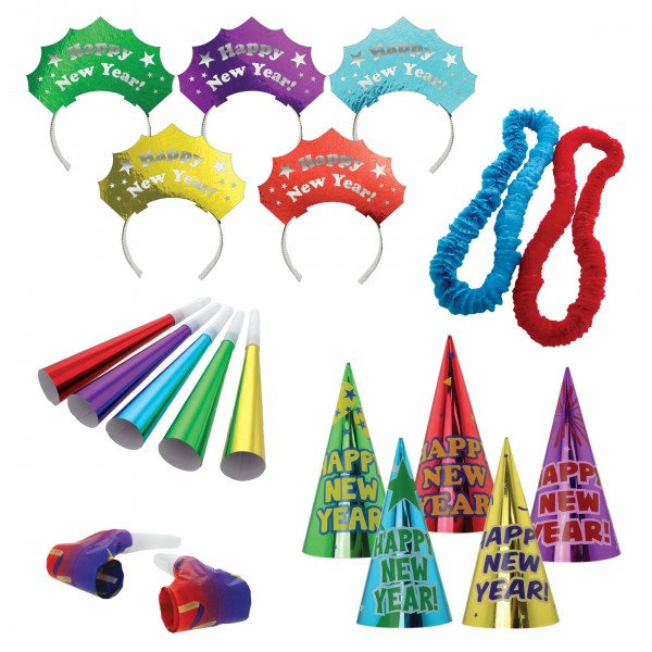 25-tlgs. Neujahrs-Partyset für 10 Personen