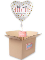 Ich liebe Dich Herz Folienballon 43cm