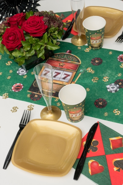 10 Casino Pappbecher Jackpot 270ml