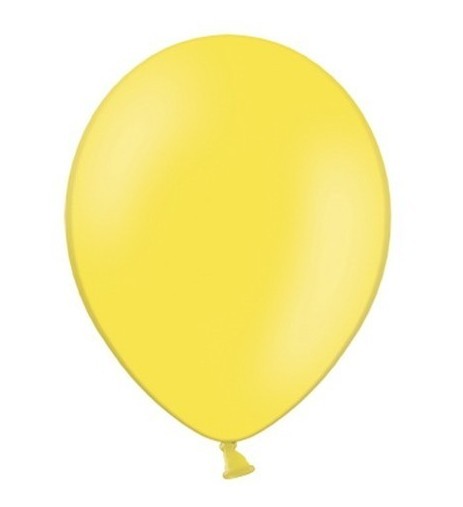 50 Partystar Luftballons zitronengelb 27cm