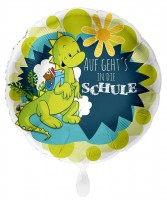 Einschulung Folienballon Drache 43cm