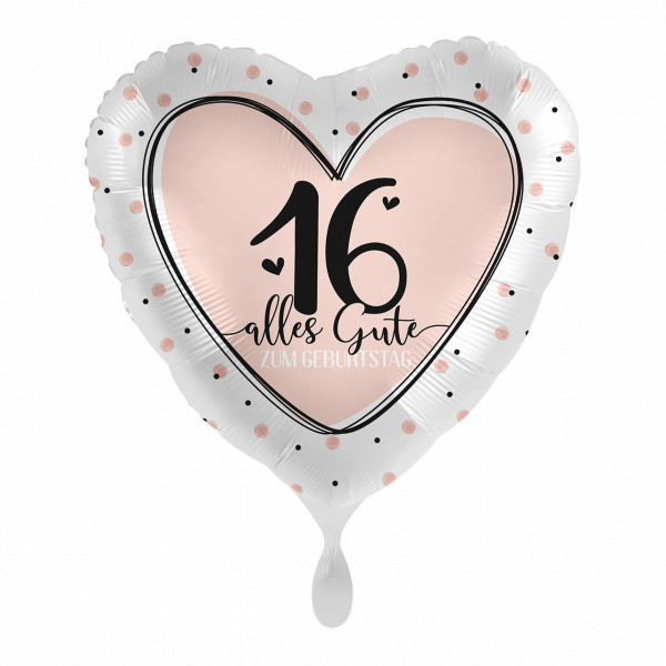 Alles Gute du bist 16 Folienballon 45cm