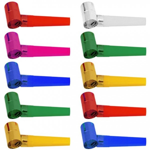 144 Bunte metallic Luftrüssel