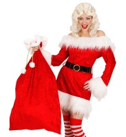 Vorschau: Roter Weihnachtssack 60 x 100cm