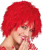 Rote Fransenperücke