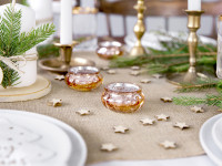 4 Kerzenständer Nizza roségold 6 x 3cm