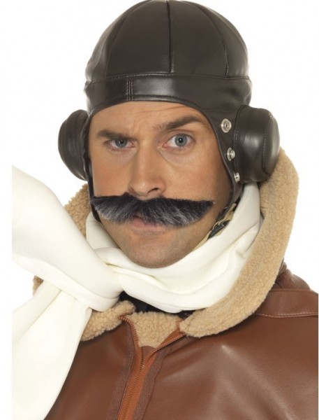 1940er Pilotenkappe Braun