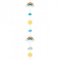 Regenbogen Ballonanhänger 1,8m