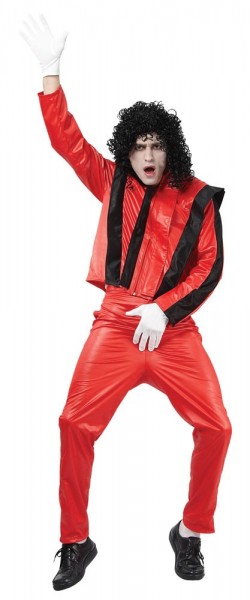 Roter Rockstar Herrenanzug