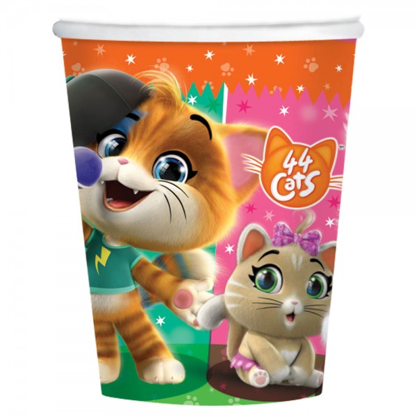 8 Partybecher 44 Cats 250ml