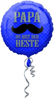 Folienballon Papa du bist der Beste 43cm
