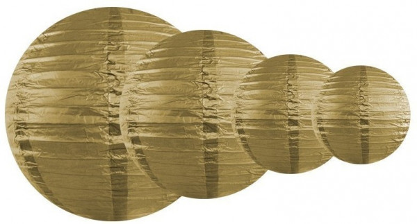 Lampion Lilly gold 35cm 2