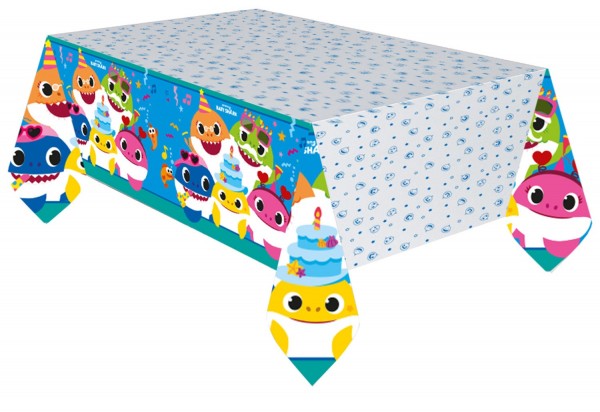 Baby Shark Family Tischdecke 1,8 x 1,2m