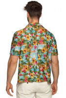 Hibiskusblüten Hawaii Hemd für Herren