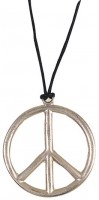 Hippie Halskette in Silber