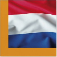 20 Holland Fan Servietten 33cm