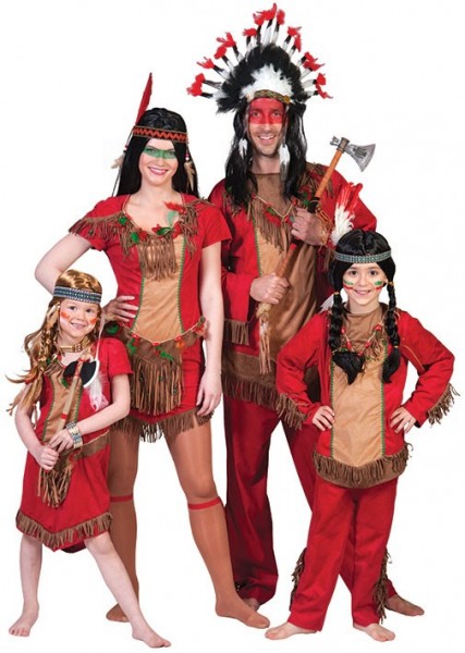 Indianer Herrenkostüm Roter Krieger 2