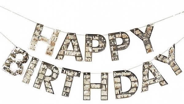 Brilliant Birthday Fransen-Girlande