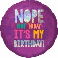 Vorschau: Birthday Vibes Folienballon 45cm