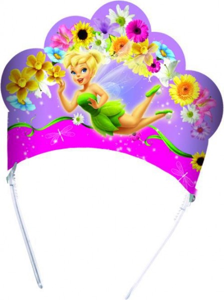 6 Tinkerbells Zauberhafter Sommer Party Kronen