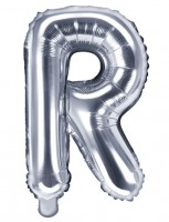 Folienballon R silber 35cm