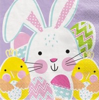16 Fröhliche Ostern Servietten 33cm