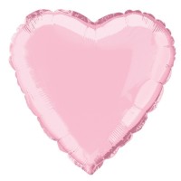 Herzballon True Love rosa