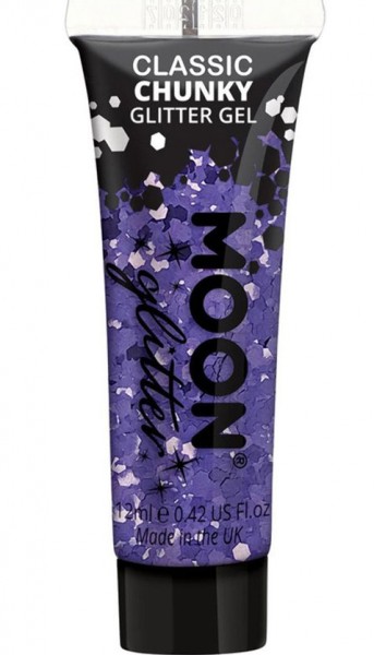Glitzer Body Gel in Lila 12ml