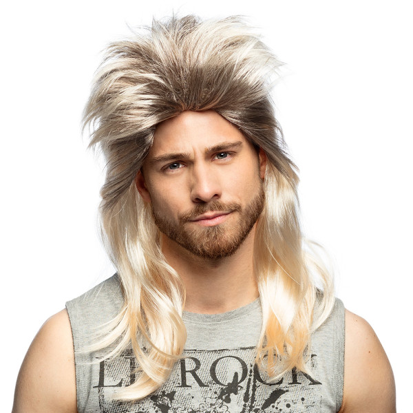 Volker Vokuhila Perücke Blond 4