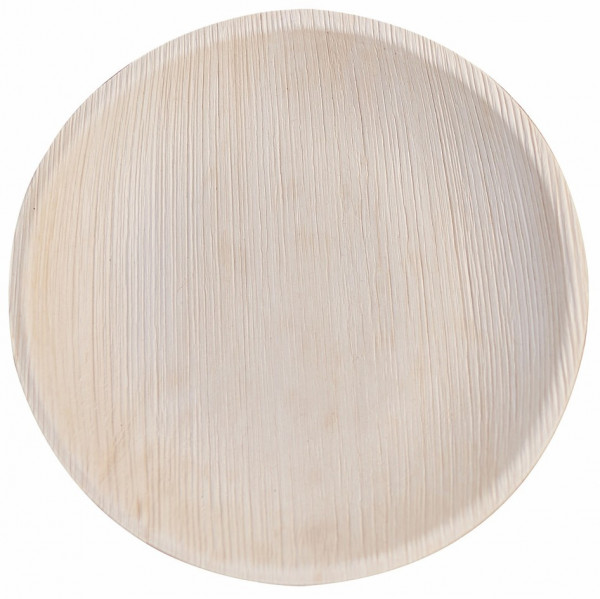 8 Eco Palmblatt Teller rund