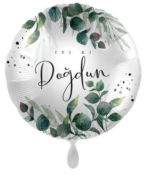 Botanical Birthday Folienballon TR 43cm