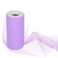 Tüllrolle violett 25m