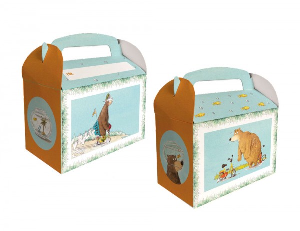 8 Dr. Brumm Geschenkboxen mit Namensfeld
