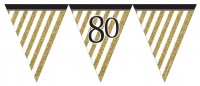 Magical 80th Birthday Wimpelkette 3,7m