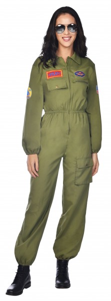 Navy Kampfpilotin Kostüm für Damen 2