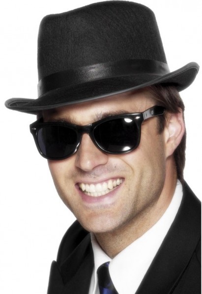 Gangster Brille Schwarz