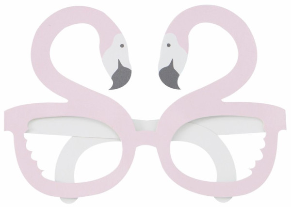 8 Flamingo Beach Papierbrillen