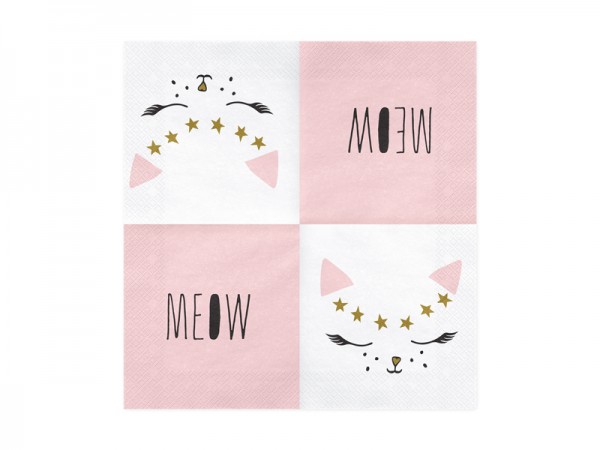 20 Katze Kiki Servietten 33cm
