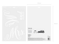 Vorschau: Mr & Mrs Autosticker weiß