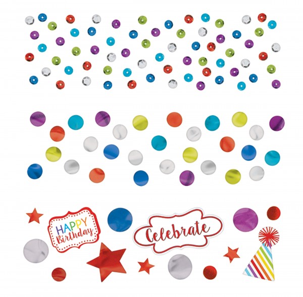 Regenbogen Konfettipaket 34g