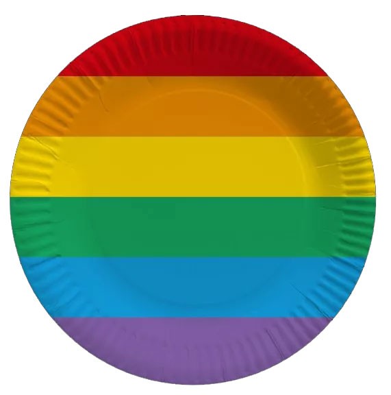 10 Pride Partyteller 23cm