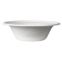 50 Zuckerrohr Schalen Tosca weiß 15,5cm