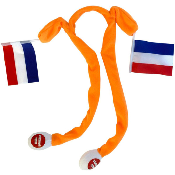 Holland flaggor på pannband