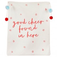 Geschenkbeutel mit Schriftzug