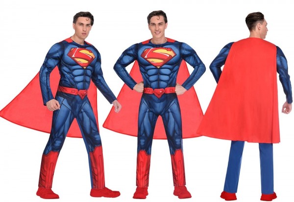 Classic Superman Lizenz Herrenkostüm 4