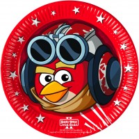 8 Angry Birds Star Wars Pappteller 23cm