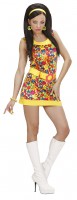 Kurzes Shelby Hippie Kostüm