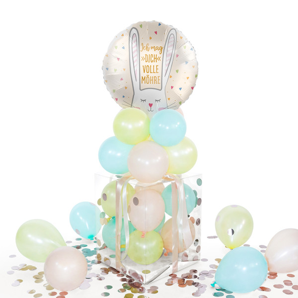 Balloha Geschenkbox DIY Ich mag Dich volle Möhre XL