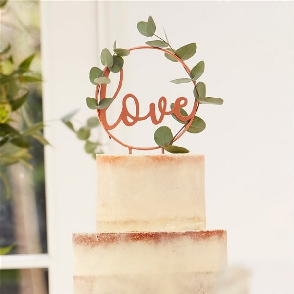 Best Day Love Tortenstecker 18cm